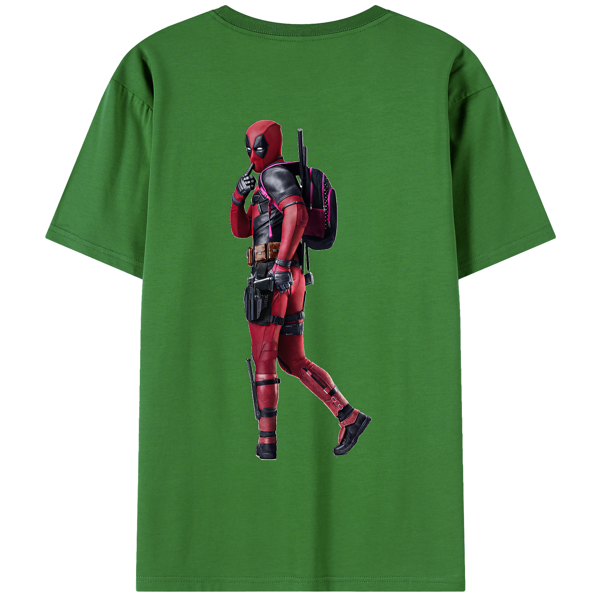 （画像用） Deadpool デッドプール レディース半袖Tシャツ(バックプリント)